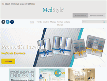 Tablet Screenshot of medstyle.cl